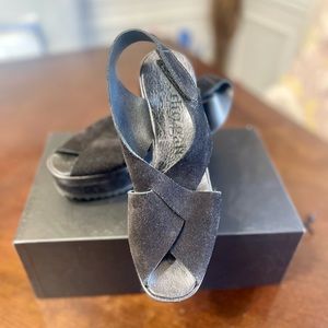 Pedro Garcia suede wedges!  Excellent condition.  Only worn a couple of times.